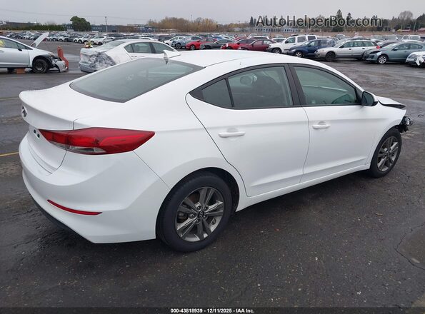 5NPD84LF5JH399445 2018 HYUNDAI ELANTRA White 