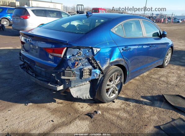 5NPD84LF6HH014856 2017 HYUNDAI ELANTRA Blue უკანა მარჯვენა