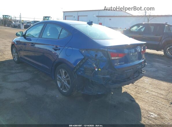 5NPD84LF6HH014856 2017 HYUNDAI ELANTRA Blue უკანა მარცხენა
