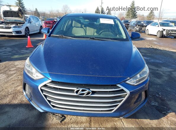 5NPD84LF6HH014856 2017 HYUNDAI ELANTRA Blue უკანა სალონის ხედი