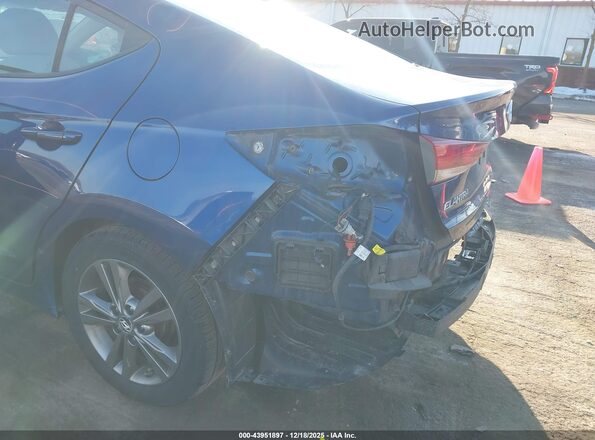 5NPD84LF6HH014856 2017 HYUNDAI ELANTRA Blue წინა ხედი
