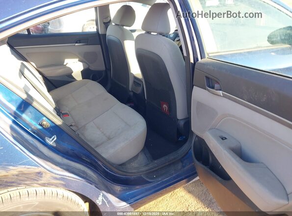 5NPD84LF6HH014856 2017 HYUNDAI ELANTRA Blue VIN კოდის სტიკერის ხედი