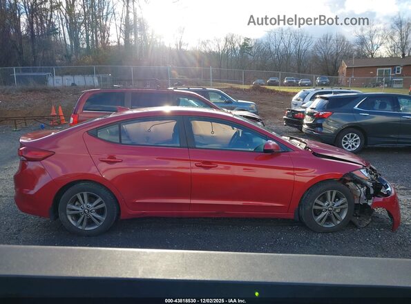 5NPD84LF6JH234794 2018 HYUNDAI ELANTRA Red 