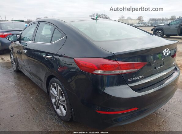 5NPD84LF7HH098167 2017 HYUNDAI ELANTRA Black Tył lewy