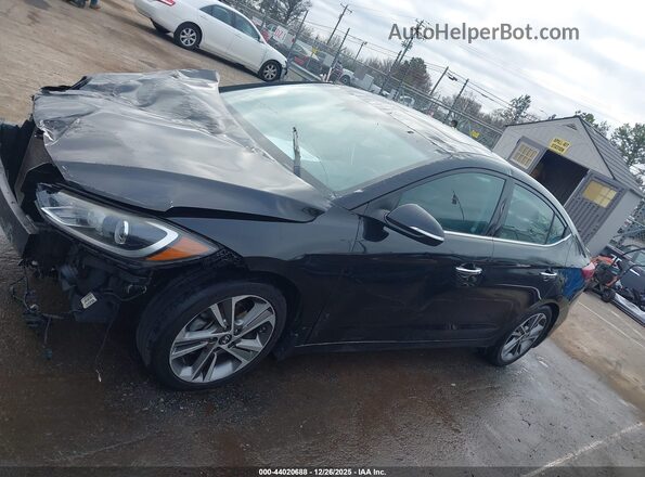 5NPD84LF7HH098167 2017 HYUNDAI ELANTRA Black Widok wnętrza 360 stopni