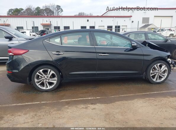 5NPD84LF7HH098167 2017 HYUNDAI ELANTRA Black Widok wnętrza z tyłu