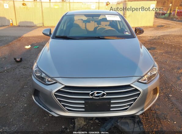5NPD84LF7HH119857 2017 HYUNDAI ELANTRA Silver Вид щитка приладів