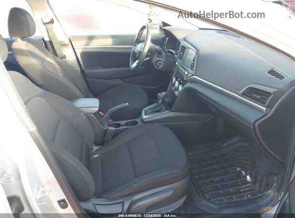 5NPD84LF7KH427389 2019 HYUNDAI ELANTRA Silver Widok wnętrza z przodu