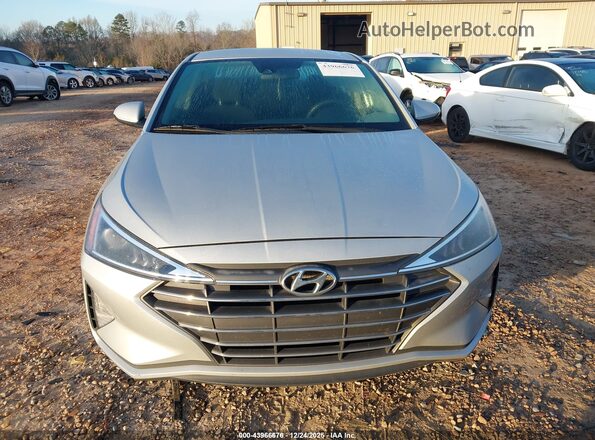 5NPD84LF7KH427389 2019 HYUNDAI ELANTRA Silver Widok zestawu wskaźników