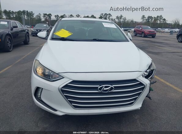 5NPD84LF8HH164516 2017 HYUNDAI ELANTRA White Widok zestawu wskaźników