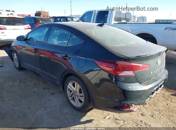 5NPD84LF9LH520223 2020 HYUNDAI ELANTRA Black Հետևի ձախ