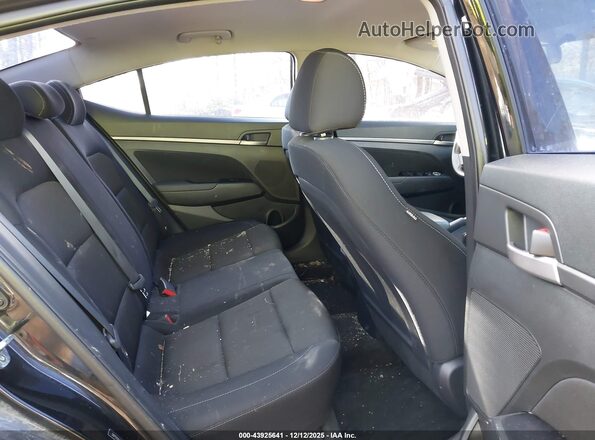 5NPD84LFXJH226794 2018 HYUNDAI ELANTRA Black Widok naklejki z numerem VIN