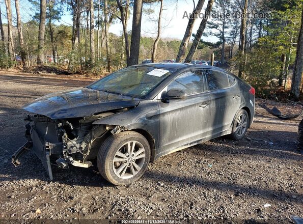 5NPD84LFXJH226794 2018 HYUNDAI ELANTRA Black Przód lewy