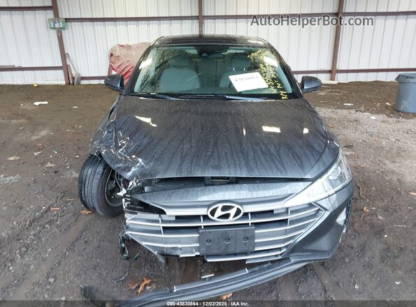 5NPD84LFXLH613557 2020 HYUNDAI ELANTRA Gray Widok zestawu wskaźników