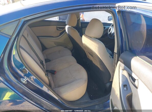 5NPDH4AE2GH657701 2016 HYUNDAI ELANTRA Dark Blue 