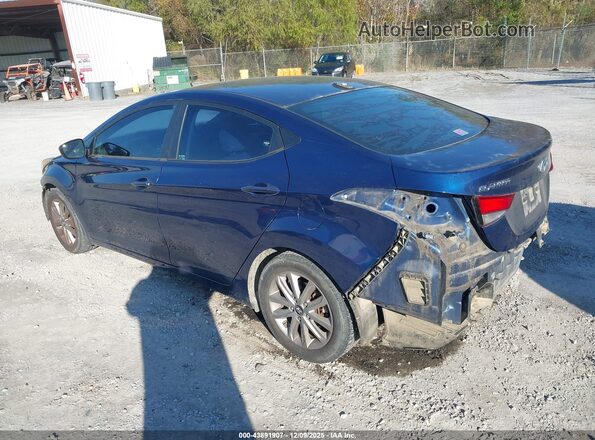5NPDH4AE2GH657701 2016 HYUNDAI ELANTRA Dark Blue 
