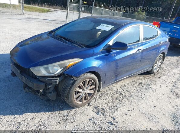 5NPDH4AE2GH657701 2016 HYUNDAI ELANTRA Dark Blue 