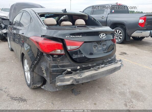 5NPDH4AE9GH717120 2016 HYUNDAI ELANTRA Black Вид спереду