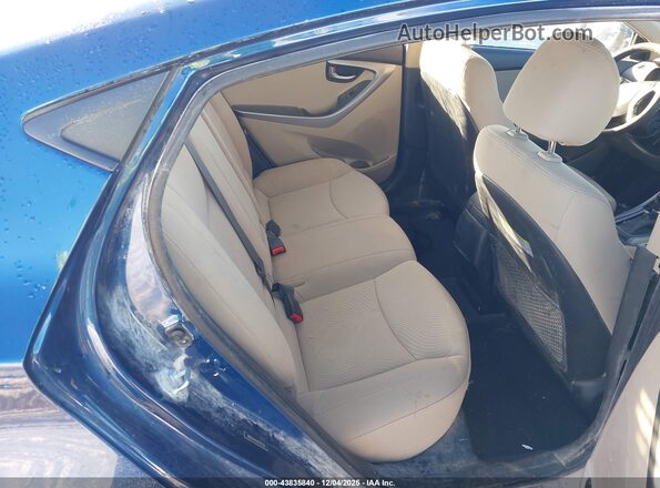 5NPDH4AEXGH745735 2016 HYUNDAI ELANTRA Blue VIN sticker view