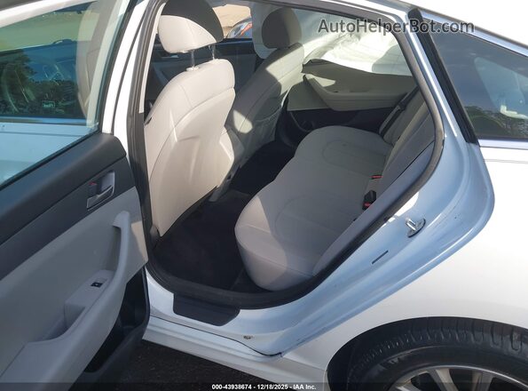5NPE24AF0KH755942 2019 HYUNDAI SONATA White Вид наклейки з VIN-кодом