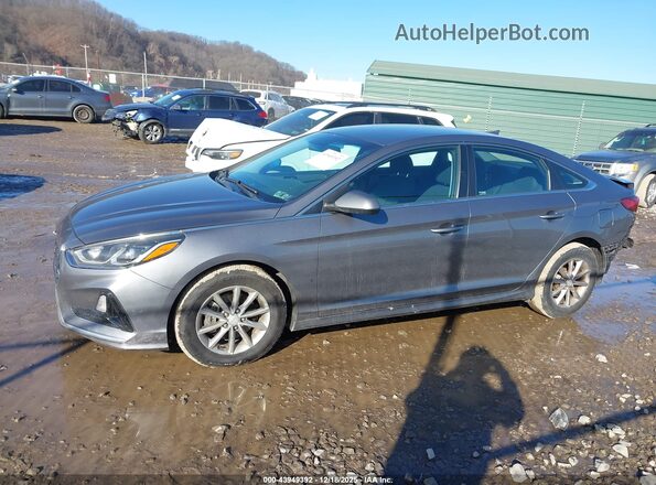 5NPE24AF2JH706496 2018 HYUNDAI SONATA Gray 