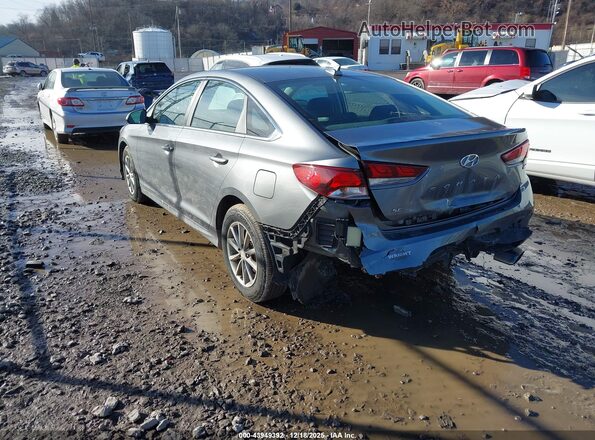 5NPE24AF2JH706496 2018 HYUNDAI SONATA Gray 