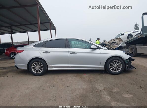 5NPE24AF5JH681321 2018 HYUNDAI SONATA Silver 
