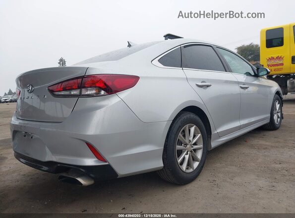 5NPE24AF5JH681321 2018 HYUNDAI SONATA Silver 