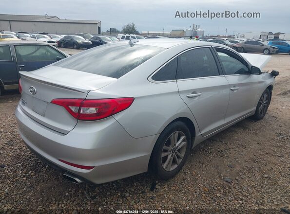 5NPE24AF7GH389615 2016 HYUNDAI SONATA Silver Հետևի աջ
