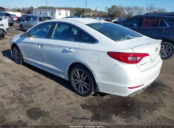 5NPE34AB0HH577596 2017 HYUNDAI SONATA White Tył lewy