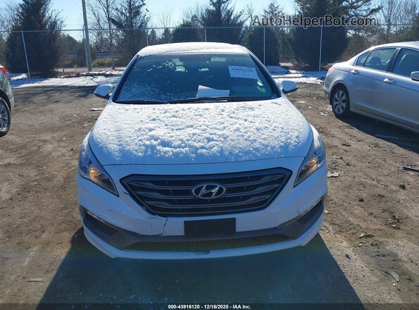 5NPE34AB0HH577596 2017 HYUNDAI SONATA White Widok deski rozdzielczej