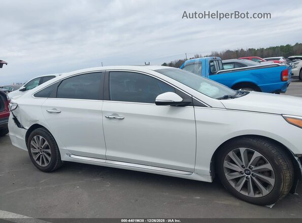 5NPE34AF2GH434117 2016 HYUNDAI SONATA White უკანა სალონის ხედი