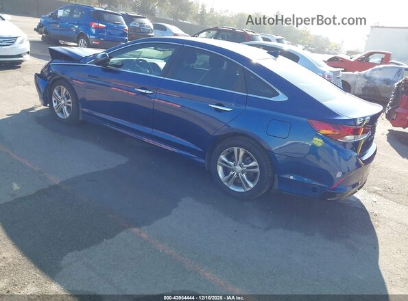 5NPE34AF5JH723256 2018 HYUNDAI SONATA Blue 