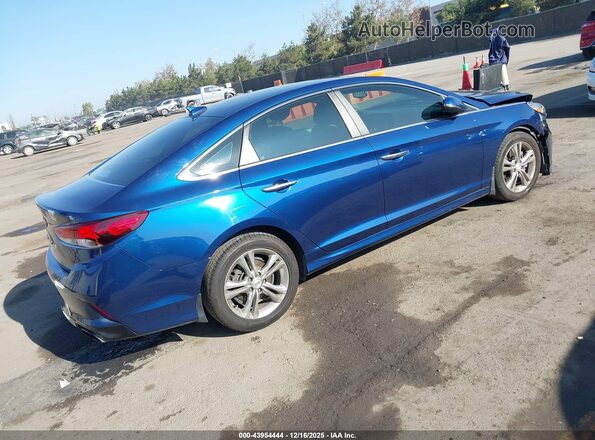 5NPE34AF5JH723256 2018 HYUNDAI SONATA Blue 