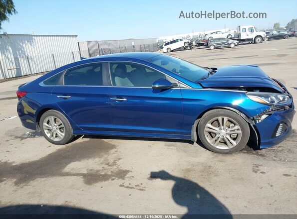 5NPE34AF5JH723256 2018 HYUNDAI SONATA Blue 
