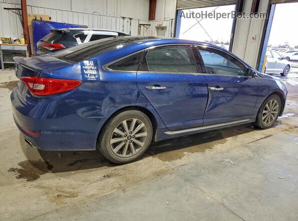 5NPE34AF7GH279113 2016 HYUNDAI SONATA Blue Trasero derecho
