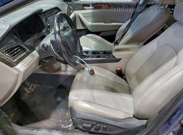 5NPE34AF7GH279113 2016 HYUNDAI SONATA Blue Vista interior delantera