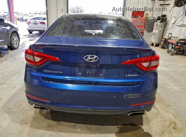 5NPE34AF7GH279113 2016 HYUNDAI SONATA Blue Vista trasera