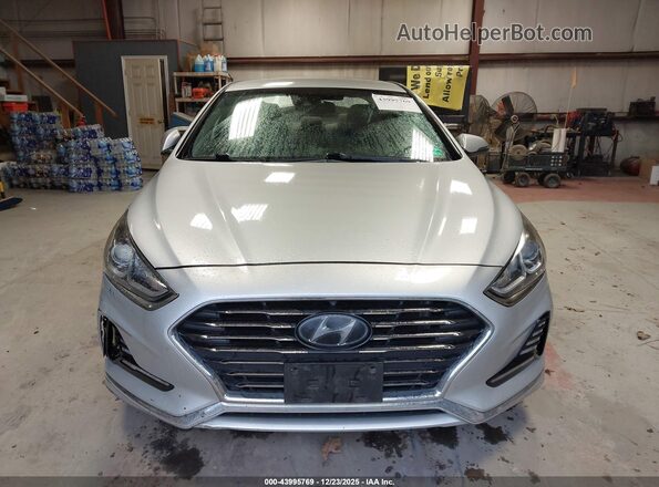 5NPE34AF7JH670088 2018 HYUNDAI SONATA Silver Вид щитка приладів