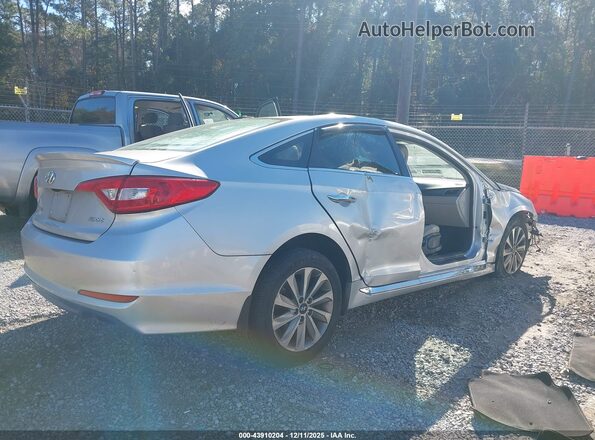 5NPE34AFXHH444847 2017 HYUNDAI SONATA Silver უკანა მარჯვენა