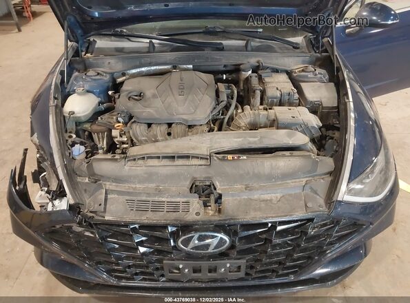 5NPEF4JA9LH004476 2020 HYUNDAI SONATA Blue Вид ззаду