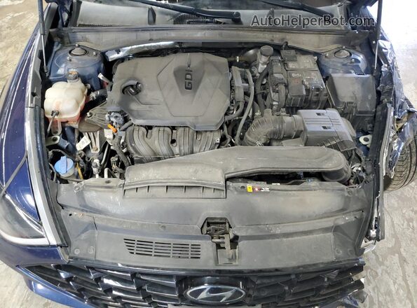 5NPEF4JA9MH119273 2021 HYUNDAI SONATA Blue Vista interior trasera