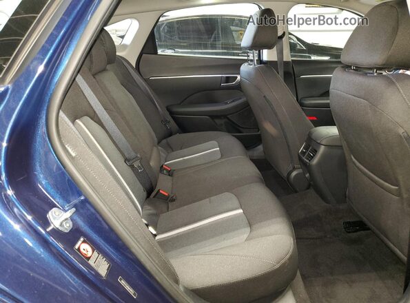 5NPEF4JA9MH119273 2021 HYUNDAI SONATA Blue Vista de los asientos traseros