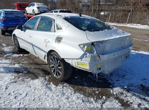 5NPEH4J20LH021010 2020 HYUNDAI SONATA White უკანა მარცხენა