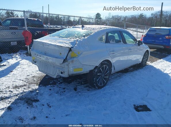 5NPEH4J20LH021010 2020 HYUNDAI SONATA White უკანა მარჯვენა