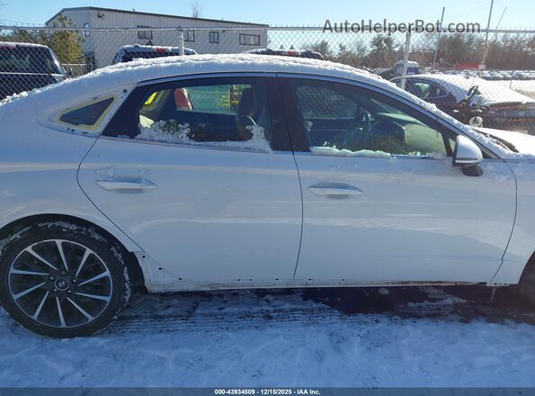 5NPEH4J20LH021010 2020 HYUNDAI SONATA White სალონის 360-გრადუსიანი ხედი