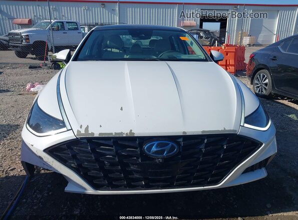 5NPEH4J23LH018201 2020 HYUNDAI SONATA White Rear interior view