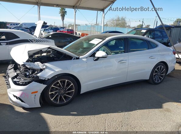 5NPEH4J24LH032995 2020 HYUNDAI SONATA White Vista interior de 360 grados