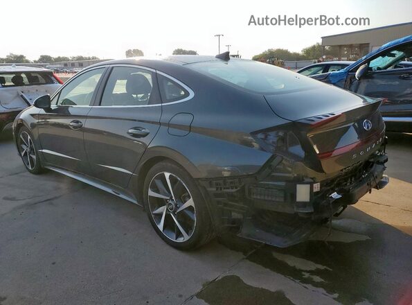 5NPEJ4J22MH098533 2021 HYUNDAI SONATA Gray Հետևի ձախ