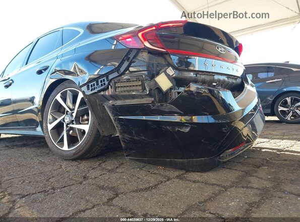 5NPEJ4J23MH083989 2021 HYUNDAI SONATA Black Դիմացի տեսք